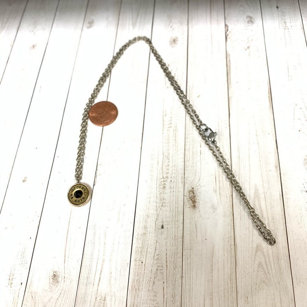 45 Bullet Garnet Necklace‎